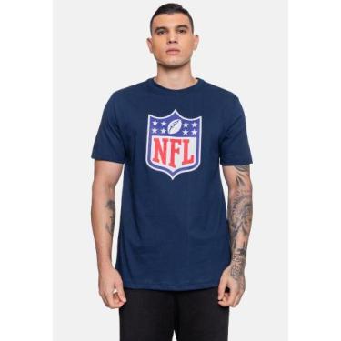 Imagem de Camiseta NFL Shield Azul Marinho, P