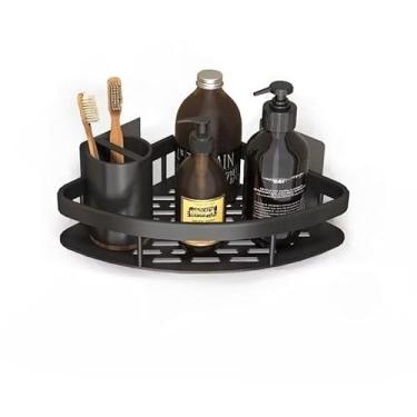 Imagem de ‌Suporte premium de alumínio para shampoo - prateleira de banheiro sem furos, resistente à umidade, organizador de banheiro, fácil de limpar (1pcs triangular)