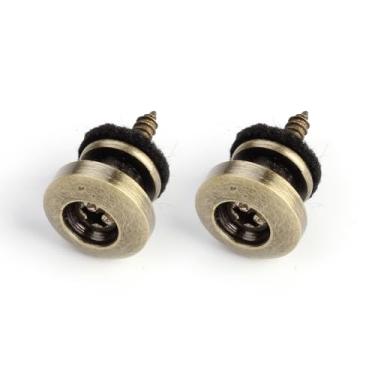 Imagem de JHTSOLE Locking Guitar Strap Buttons,Metal Guitar Strap Pinos com Parafusos para Baixo Acústico Elétrico,Travas de Correia de Guitarra Seguras para Evitar Quedas,Ajuste Universal