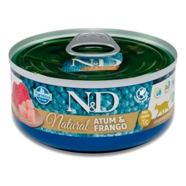 Imagem de N&D Natural para Gatos de Todas as Raças Sabor Atum e Frango 70g