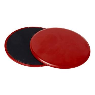 Imagem de menolana 2 peças de discos deslizantes para exercícios, para academia em casa, viagem, treinamento de força, equilíbrio para os pés, almofadas deslizantes para, Rosa Vermelha