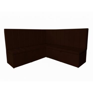 Imagem de Conjunto Banco Estofado De Canto Alemão Com Baú de 140 cm Suede - Estopar