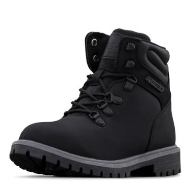 Imagem de Lugz Botas de caminhada femininas Grotto II com cadarço, Preto/Carvão, 8.5