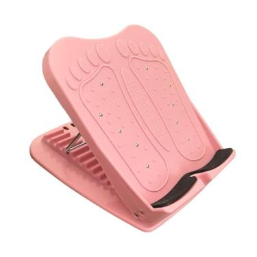 Imagem de oshhni Maca de panturrilha, prancha inclinada, prancha inclinada, perna, pé, equilíbrio, fitness, pedal, cunha, auxílio para alongamento, agachamento, 11, Rosa