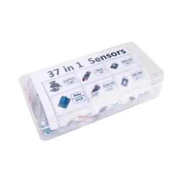 Imagem de Kit De Módulos De Sensores Arduino 45 Em 1 Starter Kit UNO R3 MEGA2560