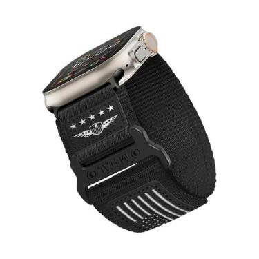 Imagem de Pulseira De Nylon Esportiva De 49mm 45mm 46mm 44mm Para Apple Watch Ul