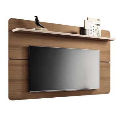 Imagem de Painel Para Tv Suspenso 70 Pol 180cm Celine Castanho-off White