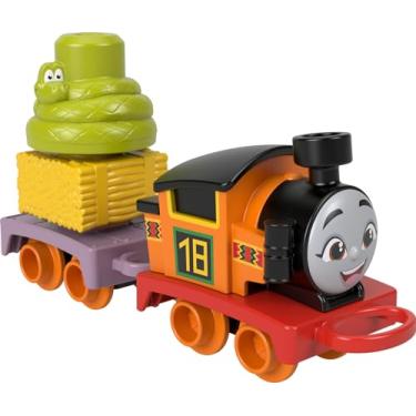 Imagem de Thomas & Friends Toddler Toy My First Nia Push-Along Train with Stacking Cargo for Kids Ages 18+ Months