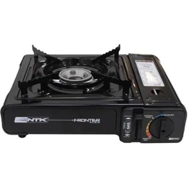 Imagem de Fogareiro de Mesa Frontier – Preto | Compatível Com 2 Tipos de Gás, Acompanha Maleta Transporte, Compacto, Portátil e Resistente, Portátil a Gás, 1 Boca, de Mesa, Ideal para Camping e Viagem