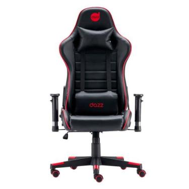 Imagem de Cadeira Gamer Prime-X Dazz, Preto com Vermelho