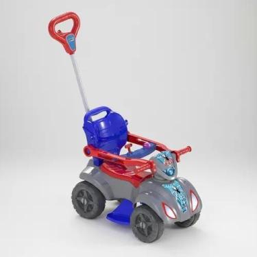 Imagem de Carrinho De Passeio criança Quadriciclo Infantil Com haste Empurrador 