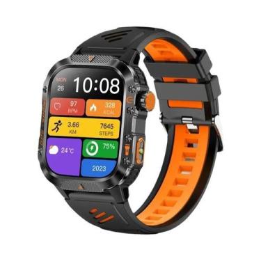 Imagem de Relógio Inteligente Militar Masculino Com GPS, Tela AMOLED De 2.01 Pol