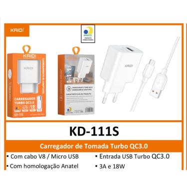 Imagem de Carregador Completo Da Kaidl Micro V8