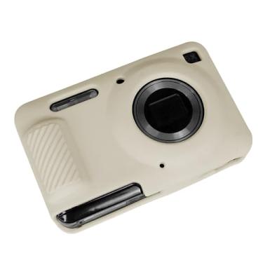 Imagem de Easy Hood Capa Para Câmera Kodak Pixpro Fz55, De Silicone Macio, Anti-Riscos, Ajuste Fino, Protetora Viagem, Bege