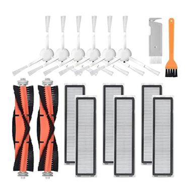 Imagem de Main/Side Brush Mop Cloth Hepa Filter Compatible With XiaoMi Dreame D9 & Bot L10 Pro Trouver Robot LDS Vacuum-Mop Finder Spare Parts(Grey)