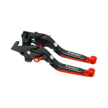 Imagem de Manetes De Freio E Embreagem CNC Ajustáveis E Dobráveis Para Motocicle