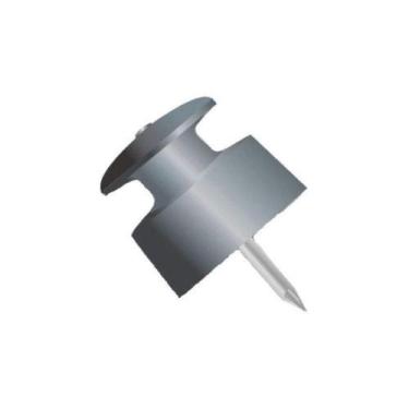 Imagem de Roldana Isolador 36x36 Com Prego 16x24 - Pacote Com 50 Peças - OUTRAS 