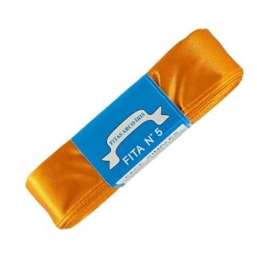 Imagem de TRADER, Fita De Cetim Trader 22mm N°5 Com 10 Metros, Laranja