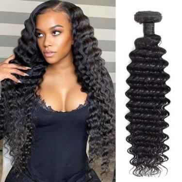 Imagem de Pacotes de cabelo Ainimiu Deep Wave Brazilian Virgin 100% Human