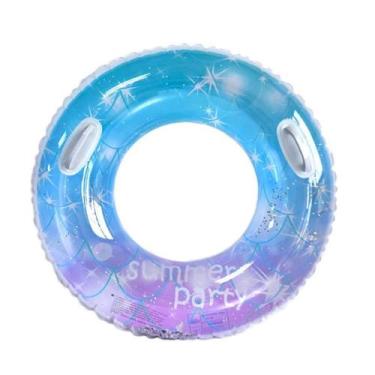 Imagem de Tubos infláveis Pool Float Smile lab Confetti de 90 cm para adultos