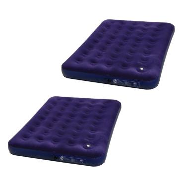 Imagem de Kit 2 Colchão Inflável de Casal Com Inflador Acoplado Mor