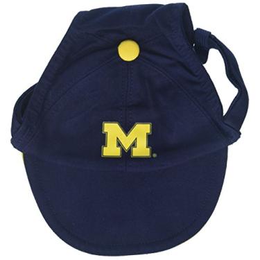 Imagem de Sporty K9 Boné Collegiate Michigan Wolverines para cachorro, grande