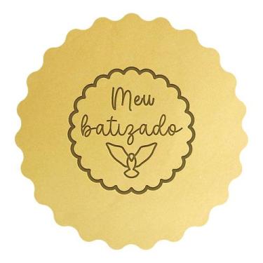 Imagem de Cortador Biscoito Frase Meu Batizado Espírito Santo - DOCE IMPRESSO, 7