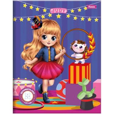 Imagem de Kit de Cadernos, Foroni, Quadriculado, 1/4, Judy, 40 Folhas, Pacote com 10