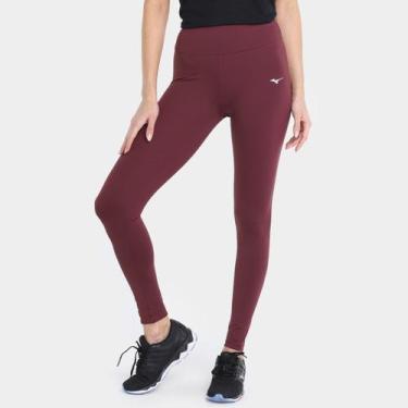 Imagem de Calça Legging Mizuno Essence Feminina, Bordô, GG