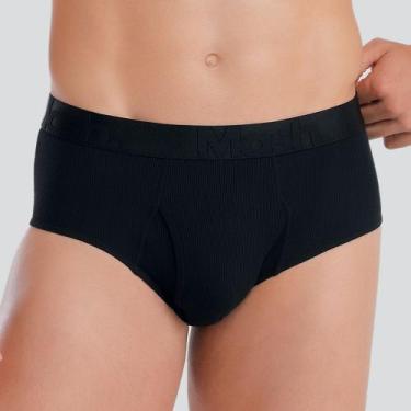 Imagem de Cueca slip canelada com abertura - MASH