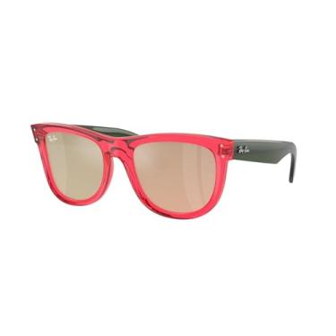 Imagem de Ray-Ban Óculos de Sol Wayfarer Reverse Rbr0502s 67132o Vermelho Tam 53 Unissex-Adultos Moderno