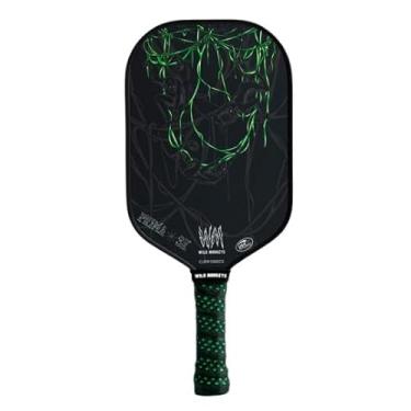 Imagem de Wild Monkeys Prima 3K Pá de Pickleball de fibra de carbono de peso médio (232 g) com núcleo de colmeia de 15 mm