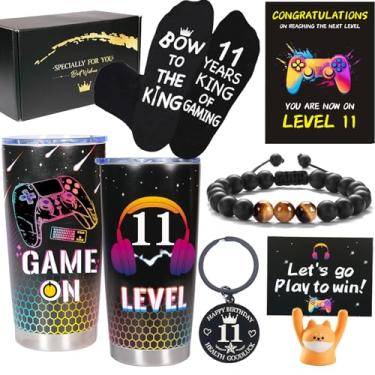 Imagem de Carselage Presentes para meninos de 11 anos, decorações de presente de aniversário de 11 anos para filho, presentes de jogador para adolescente, presente de Natal para crianças, sobrinho, neto, irmão