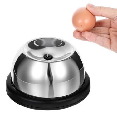 Imagem de KFHENSOMR Furador de ovos crus, perfurador de aço inoxidável para ferver ovos, ótima ferramenta de descascador de casca de ovo com pino afiado para obter bons ovos cozidos, ferramentas de cozinha