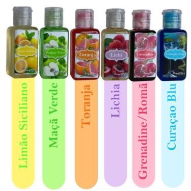 Imagem de Kit 6 Mini Xaropes para Gin, Coqueteis, drinks e Sobremesas - RoyalBar