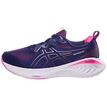 Imagem de ASICS T nis de corrida feminino Gel-Cumulus 25, Dica de oceano profundo/lil s, 6