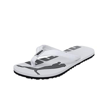 Imagem de PUMA Chinelo masculino, Branco/preto, 10