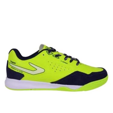Imagem de Chuteira Topper Dominator Club V Inf Fsal Amarelo Fluor/Marinho/Branco,35
