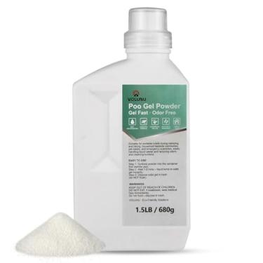 Imagem de VOLUNU Pó de gel Poo – Solidificador de urina e neutralizador de odores | Pó de toalete portátil e gel de banheiro para acampamento para cuidados domiciliares, acidentes de animais de estimação