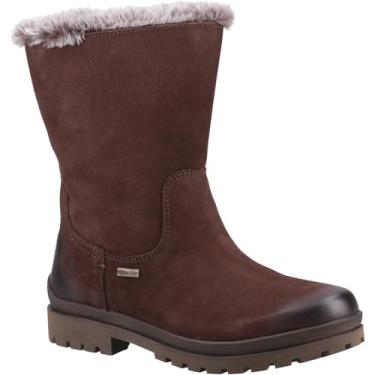 Imagem de Hush Puppies Botas de cano curto femininas Alice, Marrom, 5