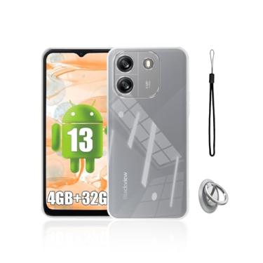 Imagem de Capa para Blackview WAVE 6C, capa de telefone KONXISA com fivelas e cordões, capa protetora de material TPU premium, capa protetora com arranhões, resistente a quedas, anti-impressão digital