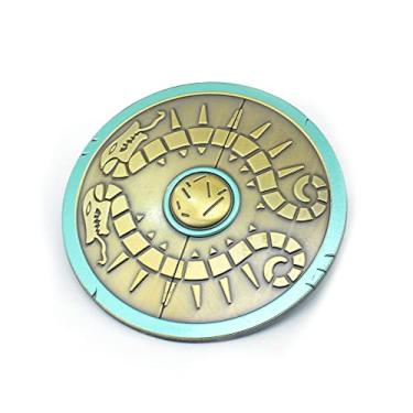 Imagem de Chewmeter Legend of Zelda Link escudo de metal, réplica de jogo, decoração de casa, presente