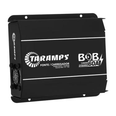 Imagem de Fonte Carregador Taramps 60a Bob Dynamic Bivolt Preto Som Automotivo B