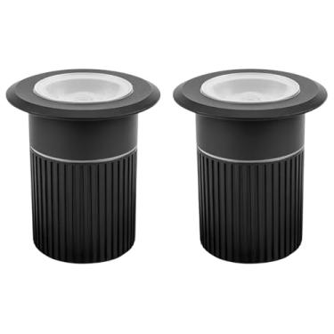 Imagem de Kit 2x Balizador de Solo Stella Focco 10W LED 3000K - Corpo em Alumínio, IP67 à Prova d’Água e Feixe Direcionado