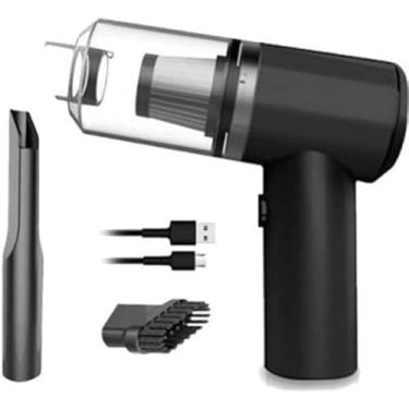 Imagem de Aspirador de pó para uso doméstico e automotivo, Aspirador recarregável USB, Aspirador de alta potência portátil