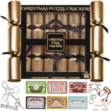 Imagem de KreativeKraft Doces de Natal Bolachas de Natal Sem Bang Bolachas de Natal com Quebra-cabeças, Chapéus de Festa, Piadas, Pequeno Presente Interior, Decoração de Mesa (Quebra-Cabeças Multicoloridos)