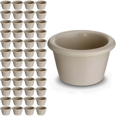 Imagem de Carlisle S27542 Ramekin liso de melamina, capacidade de 42 g, osso (caixa com 48)