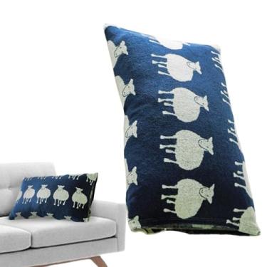 Imagem de Capas De Almofada,35.8 X 60 Cm Decoracao Divertida para Casa com Animais | Fronha de Almofada Decorativa - para Ano Novo Festas Leitura Massagem Jogos Sofá Cadeira Chão Escritório
