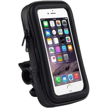 Imagem de Suporte para Celular com Capa e Bolsa Impermeável, Para Bike, Universal