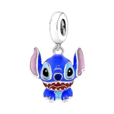 Imagem de Pingente De Charme Lilo & Stitch Angel Em Prata 925 Para DIY, Presente